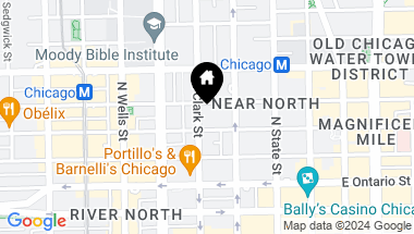 Map of 70 W Huron Street Unit: G124, Chicago IL, 60654