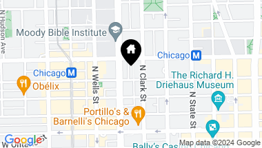 Map of 110 W SUPERIOR Street Unit: 1100, Chicago IL, 60654