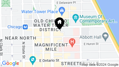 Map of 161 E CHICAGO Avenue Unit: 49DE, Chicago IL, 60611