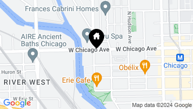 Map of 500 W Superior Street Unit: 2801, Chicago IL, 60654