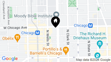 Map of 746 N La Salle Drive, Chicago IL, 60654