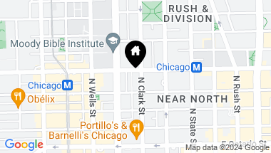 Map of 750 N Clark Street, Chicago IL, 60654