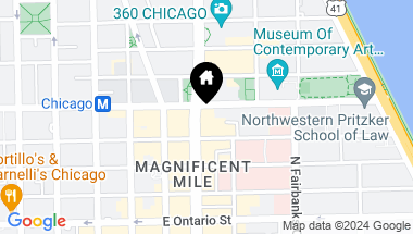 Map of 777 N Michigan Avenue Unit: 3803, Chicago IL, 60611