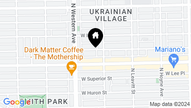 Map of 2315 W Rice Street Unit: 1S, Chicago IL, 60622