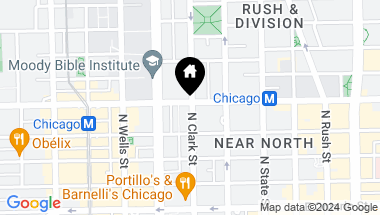 Map of 105 W Chicago Avenue, Chicago IL, 60654