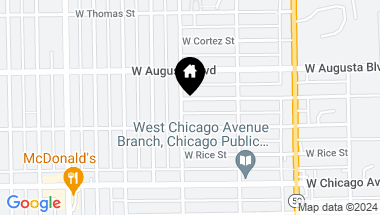 Map of 4951 W Walton Street, Chicago IL, 60651