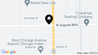 Map of 4815 W Augusta Boulevard, Chicago IL, 60651