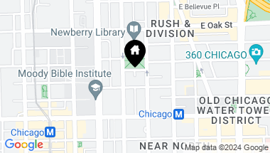 Map of 55 W Delaware Place Unit: 607, Chicago IL, 60610