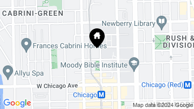 Map of 868 N Franklin Street, Chicago IL, 60610