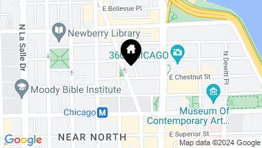 Map of 50 E Chestnut Street Unit: 2601, Chicago IL, 60611