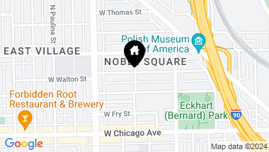 Map of 1500 W Walton Street, Chicago IL, 60642