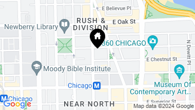 Map of 1 E DELAWARE Place Unit: 9C, Chicago IL, 60611