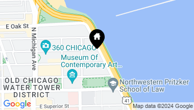Map of 880 N Lake Shore Drive Unit: 20H, Chicago IL, 60611