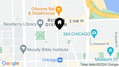 Map of 10 E DELAWARE Place Unit: 12E, Chicago IL, 60611