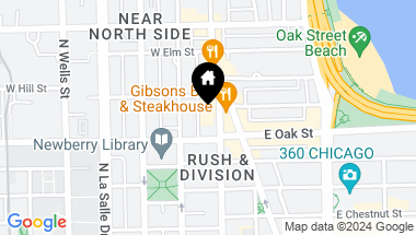 Map of 1030 N STATE Street Unit: 12LM, Chicago IL, 60610