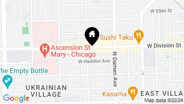 Map of 2051 W Division Street, Chicago IL, 60622