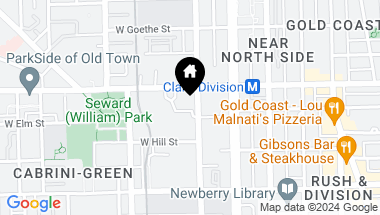 Map of 1140 N Wells Street Unit: PH, Chicago IL, 60610