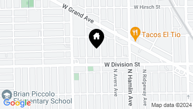Map of 1220 N Springfield Avenue, Chicago IL, 60651