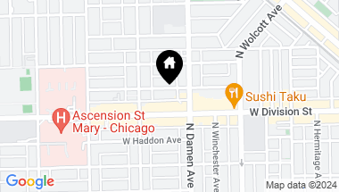Map of 2023 W Crystal Street, Chicago IL, 60622