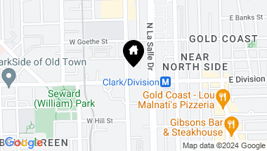 Map of 1212 N LASALLE Street Unit: 1406, Chicago IL, 60610
