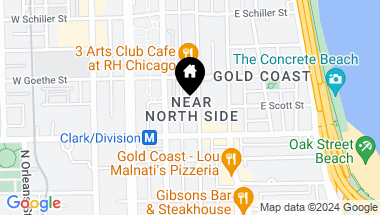 Map of 1228 N Dearborn Street Unit: 3F, Chicago IL, 60610