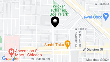 Map of 1307 N Damen Avenue, Chicago IL, 60622