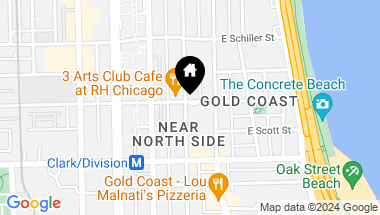 Map of 21 W Goethe Street Unit: 12D, Chicago IL, 60610