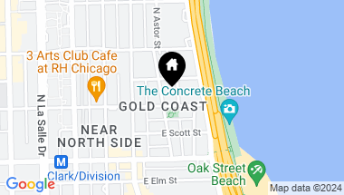 Map of 1306 N Ritchie Court, Chicago IL, 60610