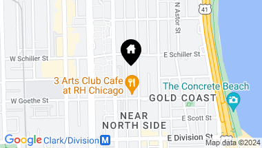 Map of 1340 N Dearborn Street Unit: 5F, Chicago IL, 60610