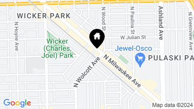 Map of 1400 N Milwaukee Avenue, CHICAGO IL, 60622