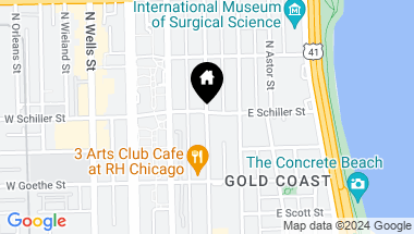 Map of 1401 N Dearborn Street, Chicago IL, 60610