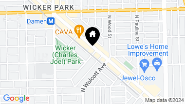 Map of 1438-42 N Milwaukee Avenue, Chicago IL, 60622