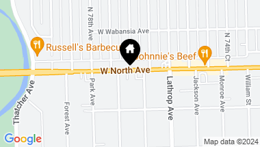 Map of 7700 W NORTH Avenue Unit: 4B, Elmwood Park IL, 60707