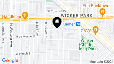 Map of 2121 W Pierce Avenue, Chicago IL, 60622