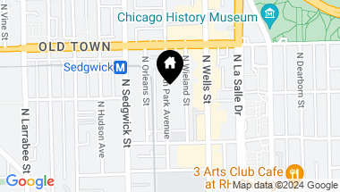Map of 1509 N North Park Avenue, Chicago IL, 60610