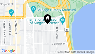 Map of 1516 N State Parkway Unit: 16D, Chicago IL, 60610