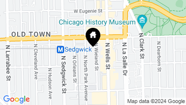 Map of 1526 N Wieland Street Unit: 4S, Chicago IL, 60610