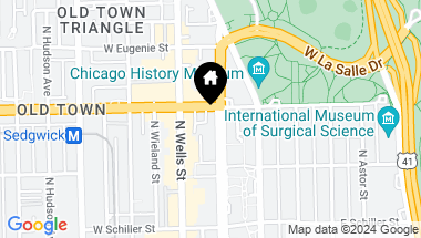 Map of 1556 N LaSalle Street, Chicago IL, 60610