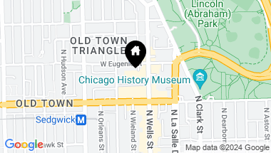 Map of 1636 N WELLS Street Unit: 2608, Chicago IL, 60614