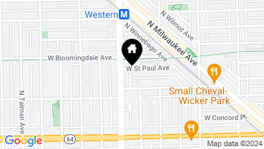 Map of 2341 W Saint Paul Avenue, Chicago IL, 60647