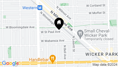 Map of 2251 W Saint Paul Avenue Unit: 3F, Chicago IL, 60647