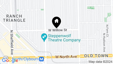 Map of 717 W Willow Street Unit: 3E, Chicago IL, 60614