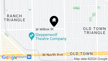 Map of 641 W Willow Street Unit: 118, Chicago IL, 60614