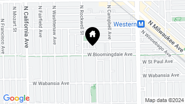 Map of 2528 W BLOOMINGDALE Avenue, Chicago IL, 60647