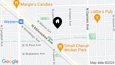 Map of 2146 W Churchill Street, Chicago IL, 60647