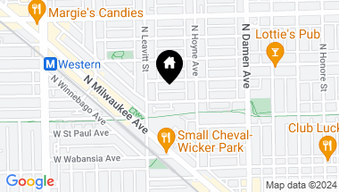 Map of 2130 W Churchill Street, Chicago IL, 60647