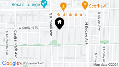 Map of 1838 N Spaulding Avenue, Chicago IL, 60647