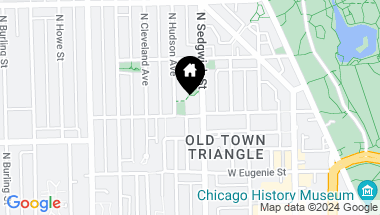 Map of 1802 N SEDGWICK Street, Chicago IL, 60614