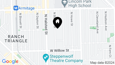 Map of 1867 N Burling Street, Chicago IL, 60614