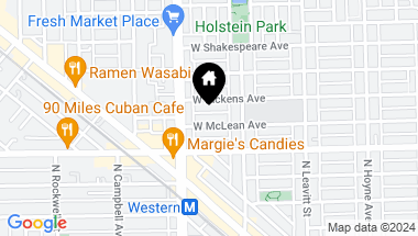 Map of 2332 W McLean Avenue, Chicago IL, 60647